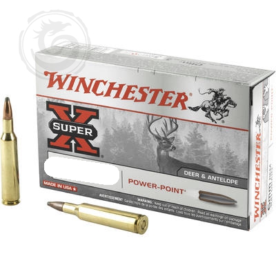 Winchester Super-X 6 MM Rem 100 GR Power-Point Box of 20