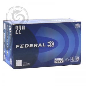 Federal Range Pack 22LR 40Gr HV LRN Box of 800 — Go Tenda