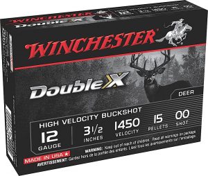 Winchester Double X High Velocity 12 Ga, 3.5″ Copper Plated 00 Buckshot Box of 5 — Go Tenda