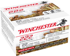 Winchester 22 LR Value Pack 36 Gr JHP Box of 222 — Go Tenda