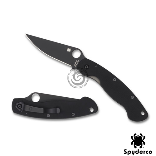 C36GPBK_Spyderco_Military_Model_G10_Black___73585 C36GPBK_Spyderco_Military_Model_G10_Black___73585