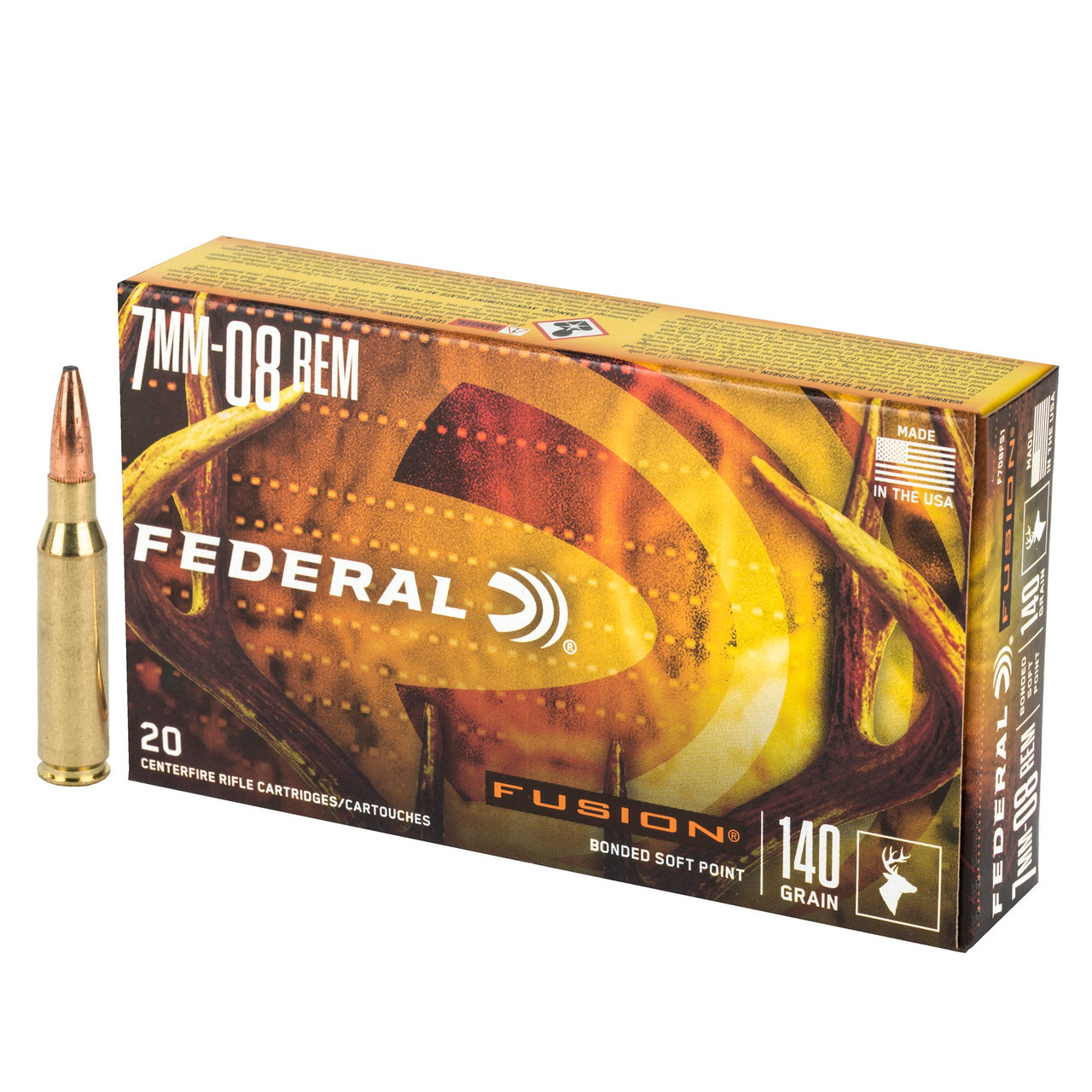 Federal Fusion 7MM-08 Rem 140Gr SP Box of 20 — Go Tenda