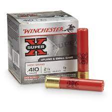 Winchester Super X High Brass Game Load 410 Ga, 3, #4 Lead Shot