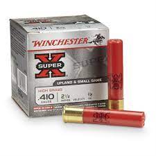 Winchester Super X High Brass Game Load 410 Ga, 3″, #4 Lead Shot Box of 25 — Go Tenda