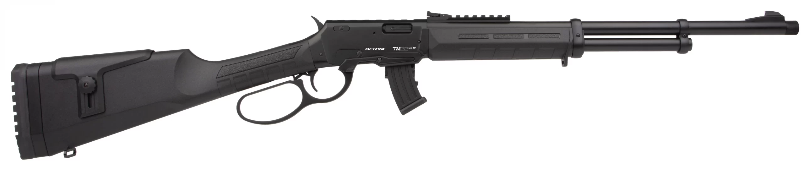 Derya TM-22L Lever Action 22 LR 18″ Barrel – Polymer Stock — Go Tenda