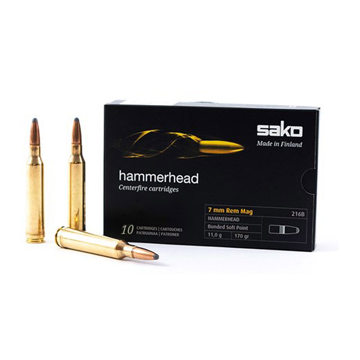 Sako Hammerhead 7mm Rem Mag 170gr Bonded SP Box of 20 — Go Tenda