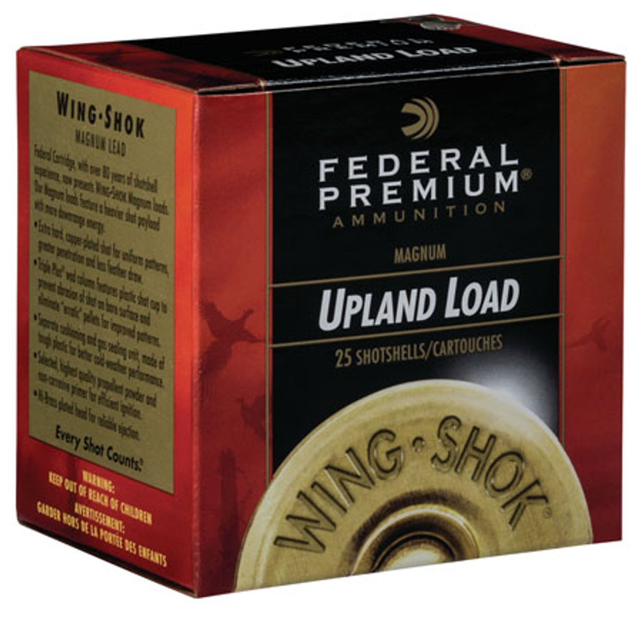 Federal Wing-Shok Magnum 20 GA 1-1/4 oz #5 Box of 25