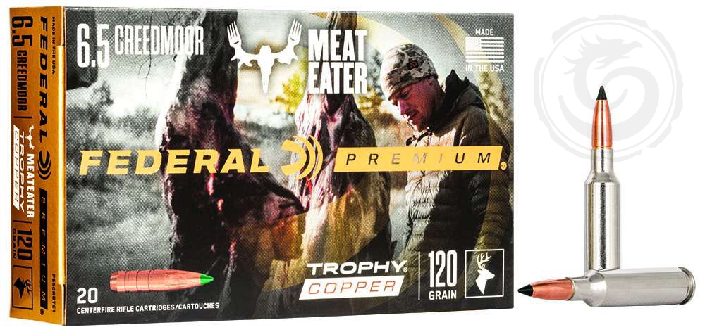 Federal Premium VITAL-SHOK 6.5 Creedmoor 120 Gr Trophy Copper Box of 20 — Go Tenda