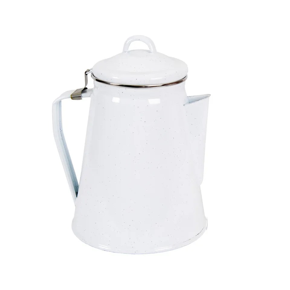 Stansport White Enamel Percolator Coffee Pot 8 Cup | Buy in Canada
