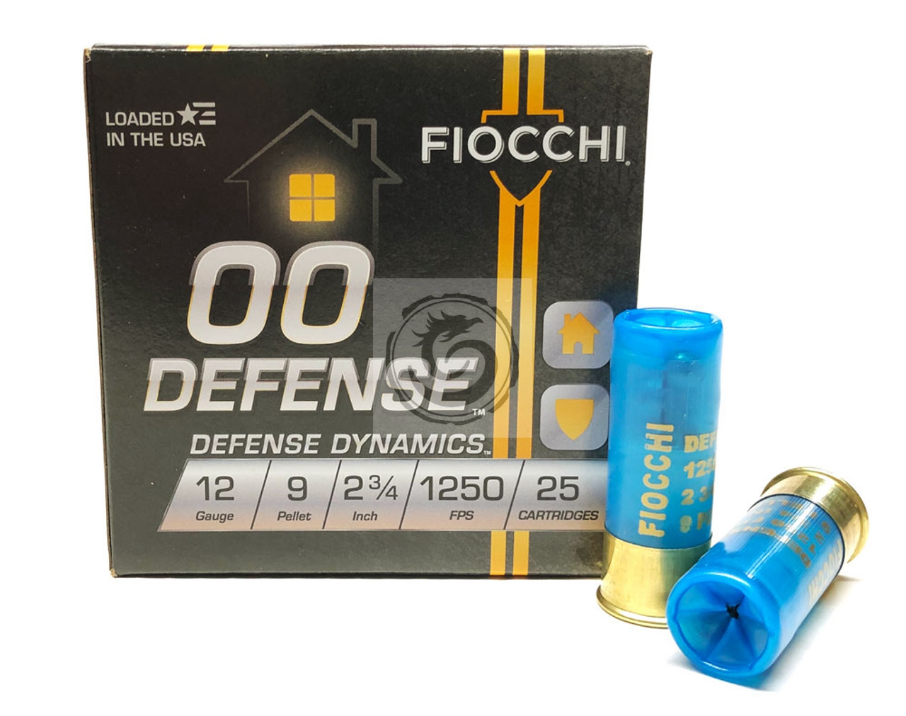 Fiocchi Defense Dynamics 00 Defense Buckshot 12 Ga, 2-3/4