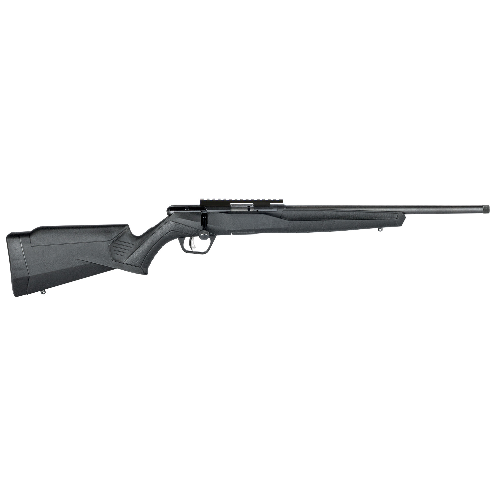 Savage B22 Magnum FVSR 22 WMR 16.25″ Bolt Action Rifle 10+1 Synthetic Black Stock — Go Tenda