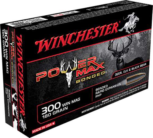 Winchester Power Max Bonded 300 Win Mag 180 Gr Protected HP Box of 20 — Go Tenda