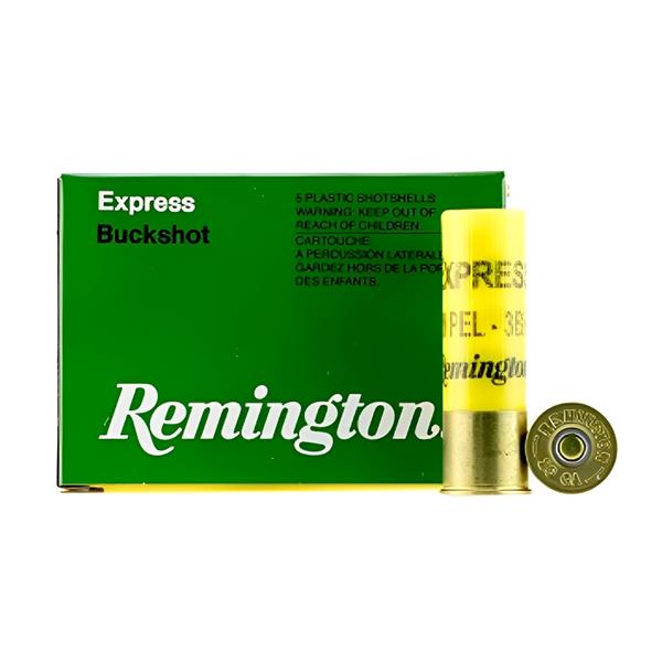Remington Express 20 Ga 2-3/4″ #3 Buck 20 Pellets Box of 5