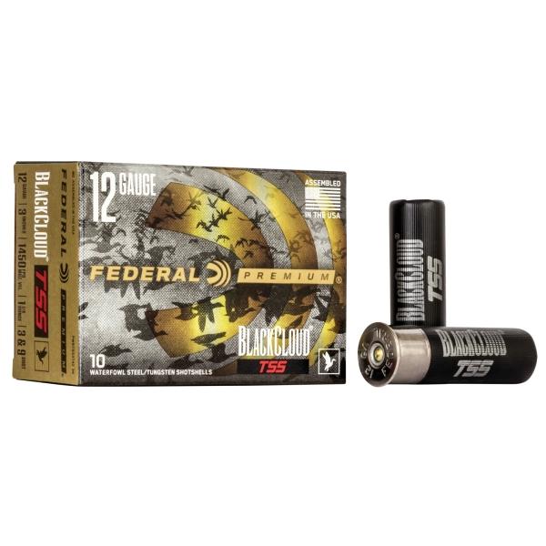 Federal Black Cloud TSS 12 Ga, 3″, #3 #9 Steel Shot Box of 10 — Go Tenda