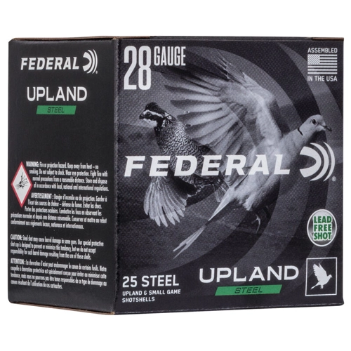 Federal Upland Steel 28 Ga, 2-3/4″, 5/8 oz, #7.5 Steel Shot Box of 25 — Go Tenda