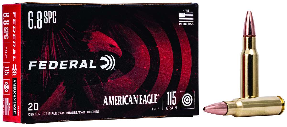 Federal Premium AE 6.8 SPC 115 Gr FMJ Box of 20 — Go Tenda