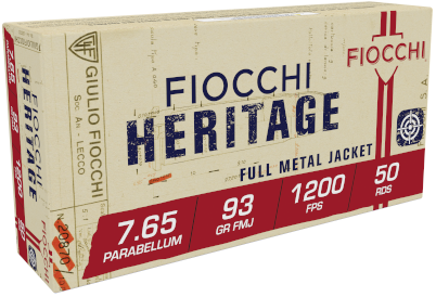 Fiocchi 30 Luger Ammunition 93 Gr Full Metal Jacket Box of 50 — Go Tenda