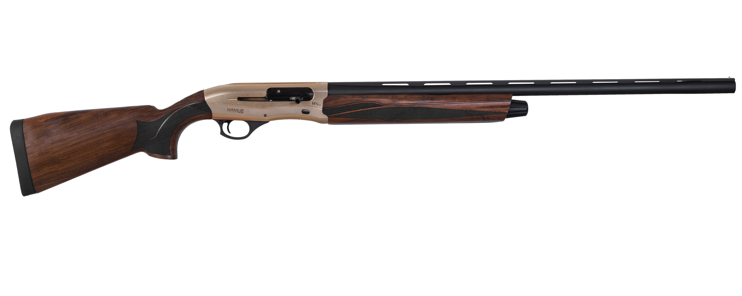 Hunt Group Hamle DS12 Bronze Semi-Auto 12 Ga 3″ Cham 28″ Barrel Shotgun Walnut Stock — Go Tenda