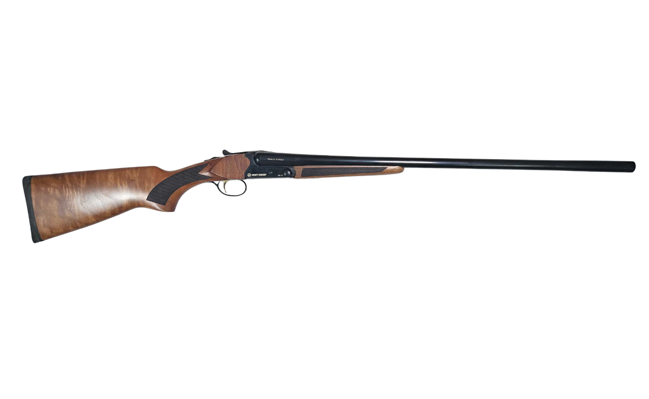 Hunt Group SS12 Side By Side 12 Ga, 3″ Cham, 28″ Barrel Walnut Stock-Black — Go Tenda