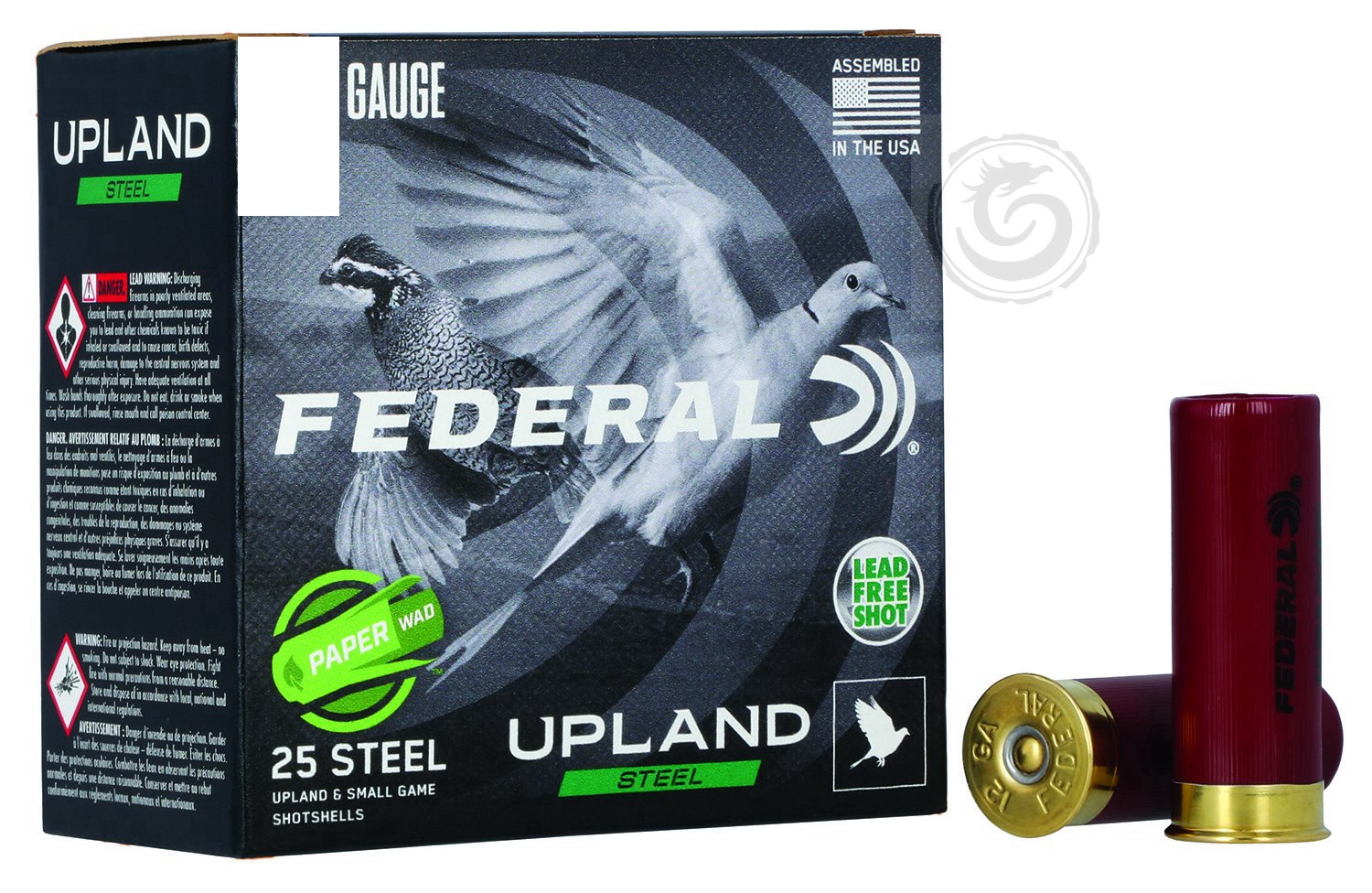 Federal Upland Steel 28 Ga 2-3/4″ 5/8oz #6 Shot Box of 25