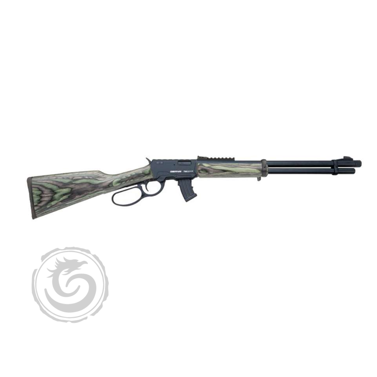 Derya TM-22L Lever Action 22 LR 18″ Barrel – Green Laminated Stock — Go Tenda