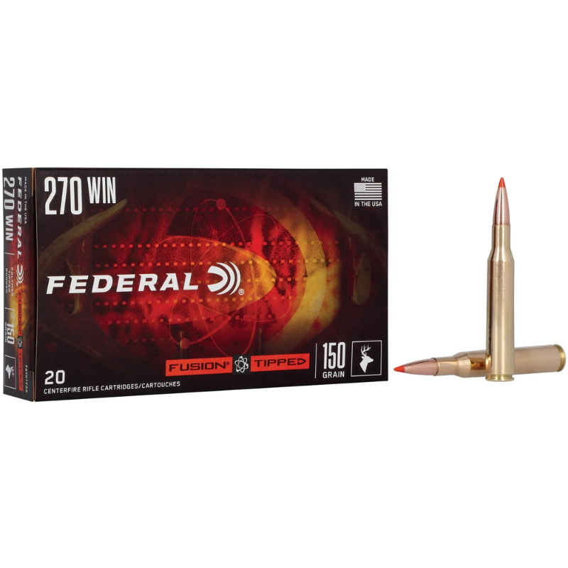 Federal Fusion Tipped 270 Win 150 Gr Box of 20 — Go Tenda