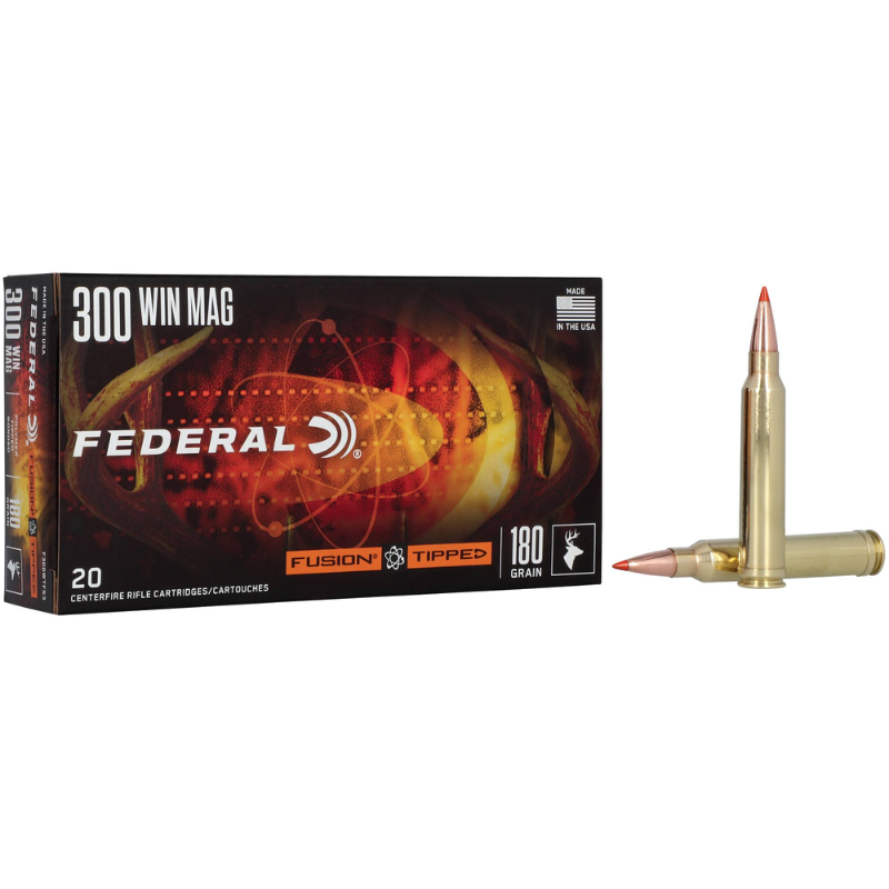 Federal Fusion Tipped 300 Win Mag 180 Gr Box of 20 — Go Tenda