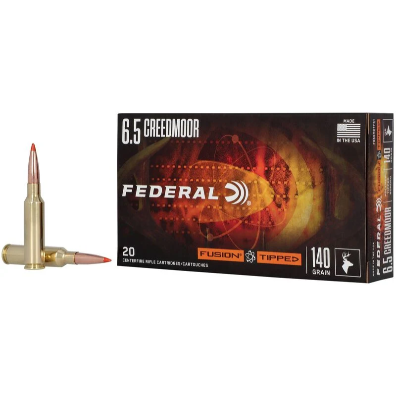 Federal Fusion Tipped 6.5 Creedmoor 140 Gr Box of 20 — Go Tenda