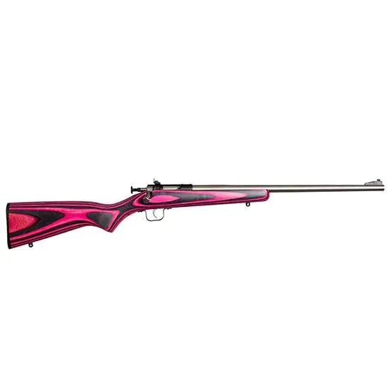 Keystone Crickett 22 LR Youth Bolt Action Single Shot Rifle – Pink/Black Laminate — Go Tenda