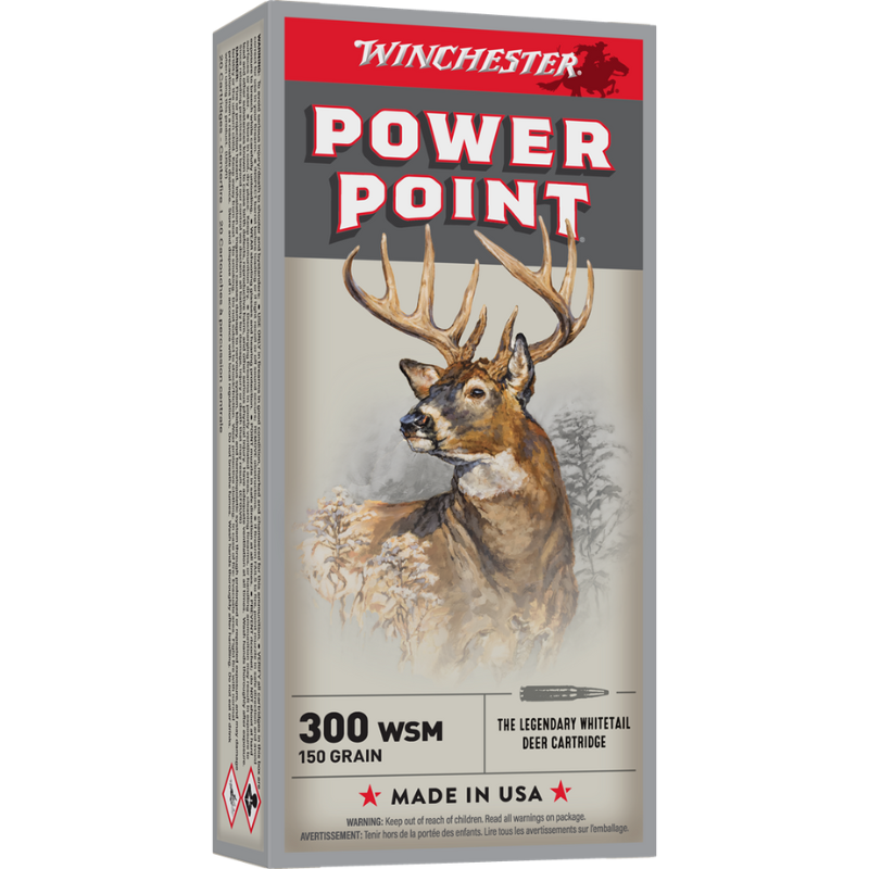 Winchester Power-Point 300 WSM 150 Gr Box of 20 — Go Tenda