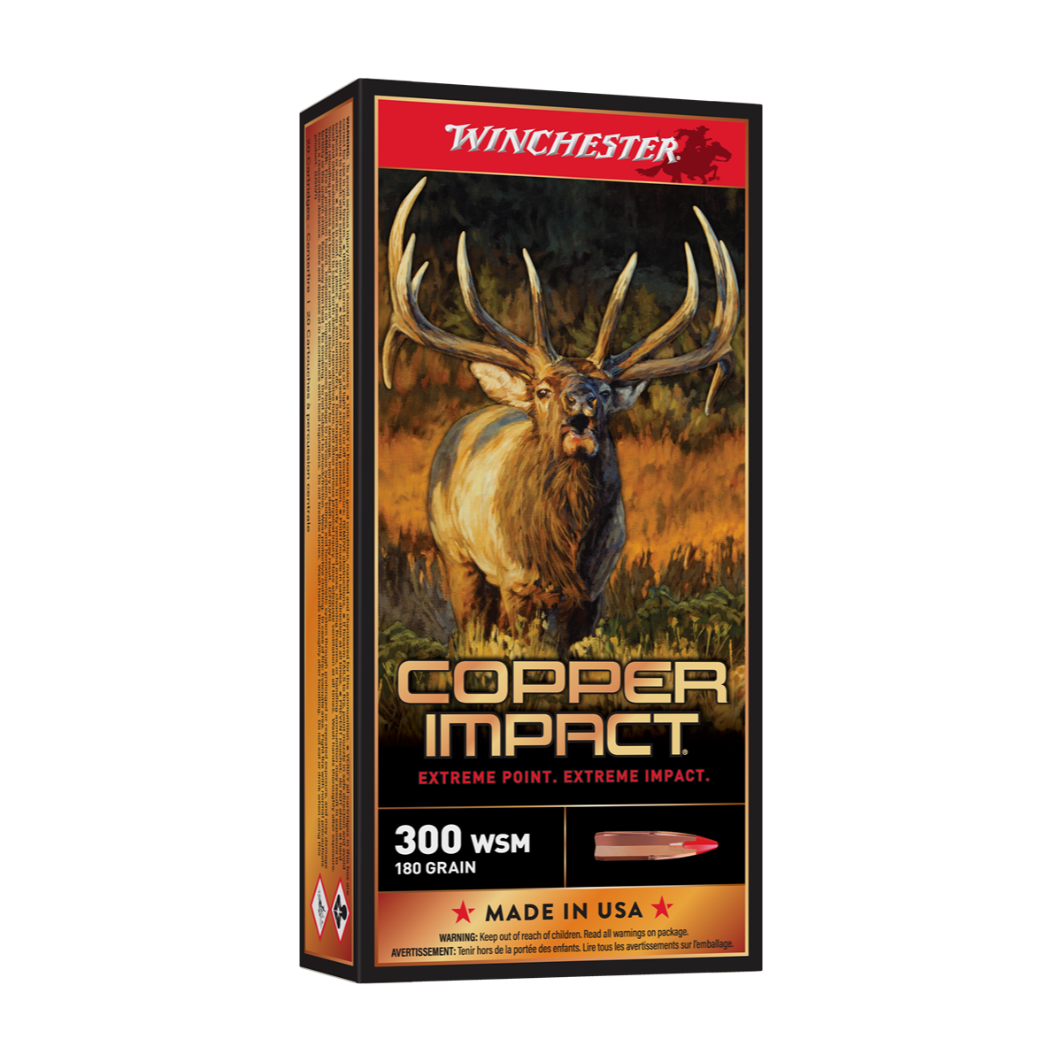 Winchester Copper Impact 300 WSM 180 Gr Tipped BT Box of 20 — Go Tenda