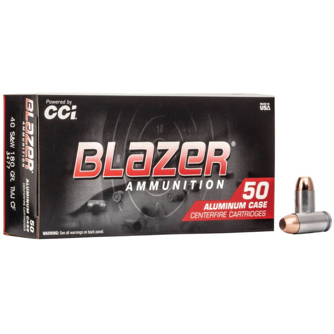 CCI Blazer Clean-Fire 40 S&W 180 Gr TMJ Box of 50 — Go Tenda