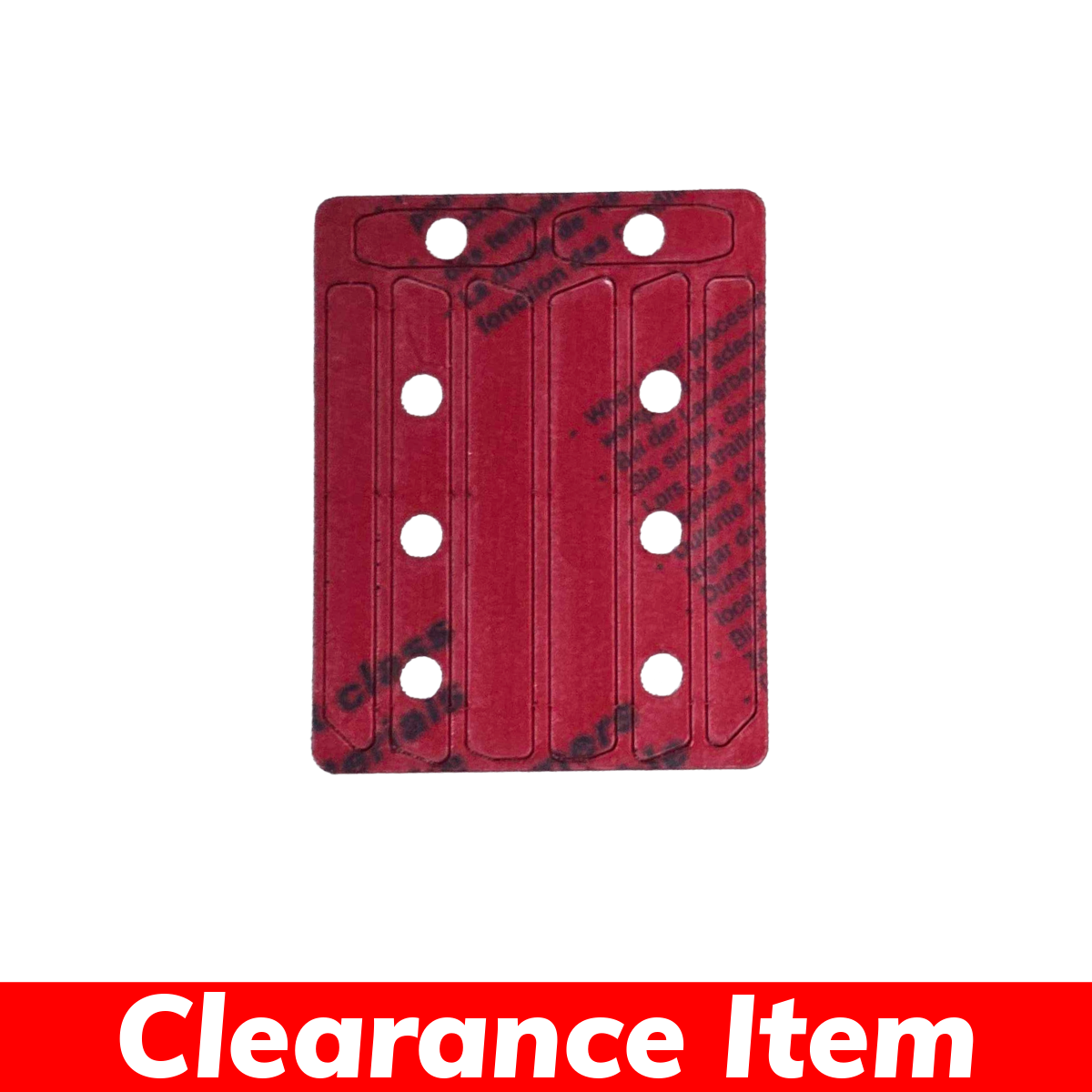 DAA Alpha-Xi Pouch Color Inlay - Red **Clearance | Buy in Canada | Gotenda