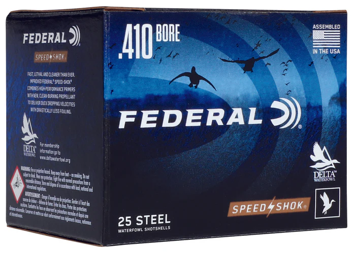 Federal Speed-Shok 410 Ga, 3″, 3/8 oz, #6 Box of 25 — Go Tenda