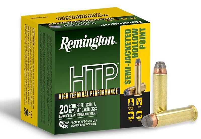 Remington HTP 44 Mag 240 Gr SJHP Box of 20 — Go Tenda