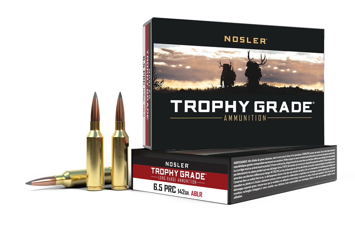 Nosler Trophy Grade Long Range 6.5 PRC 142 Gr AccuBond Box of 20 — Go Tenda