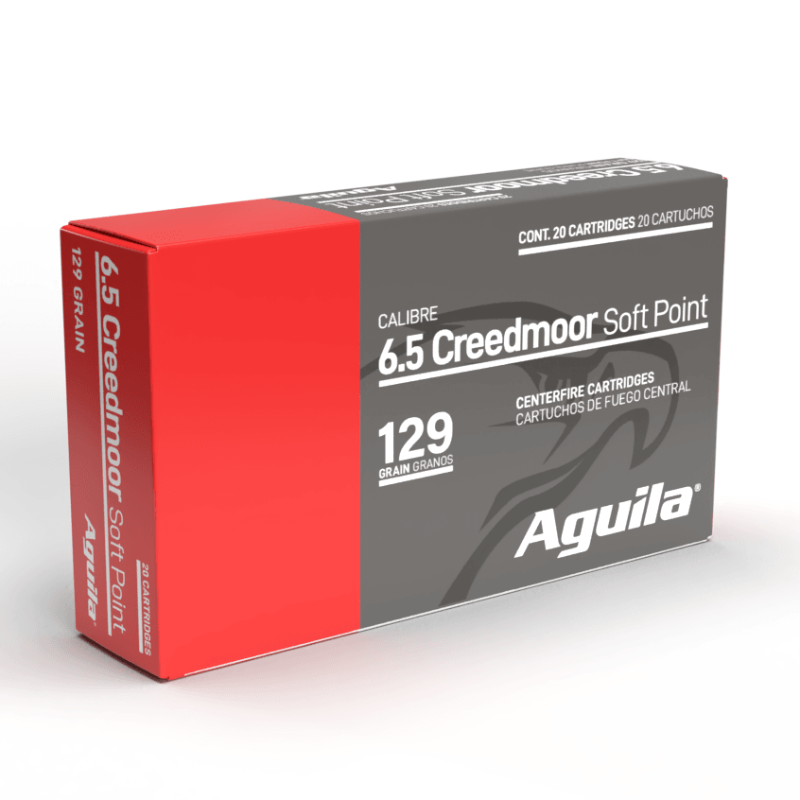Aguila Ammunition 6.5 Creedmoor 129 Gr InterLock SP Box of 20 — Go Tenda