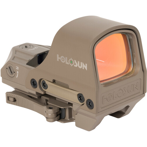 Holosun HE510C-GR Open Reflex Sight - Green Multi-Reticle, FDE