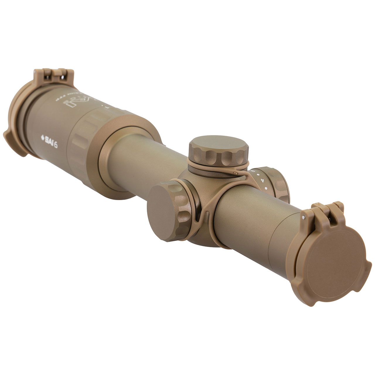 SAI Optics SAI 6 1-6x24mm FFP Riflescope - 7.62 BDC Reticle Coyote
