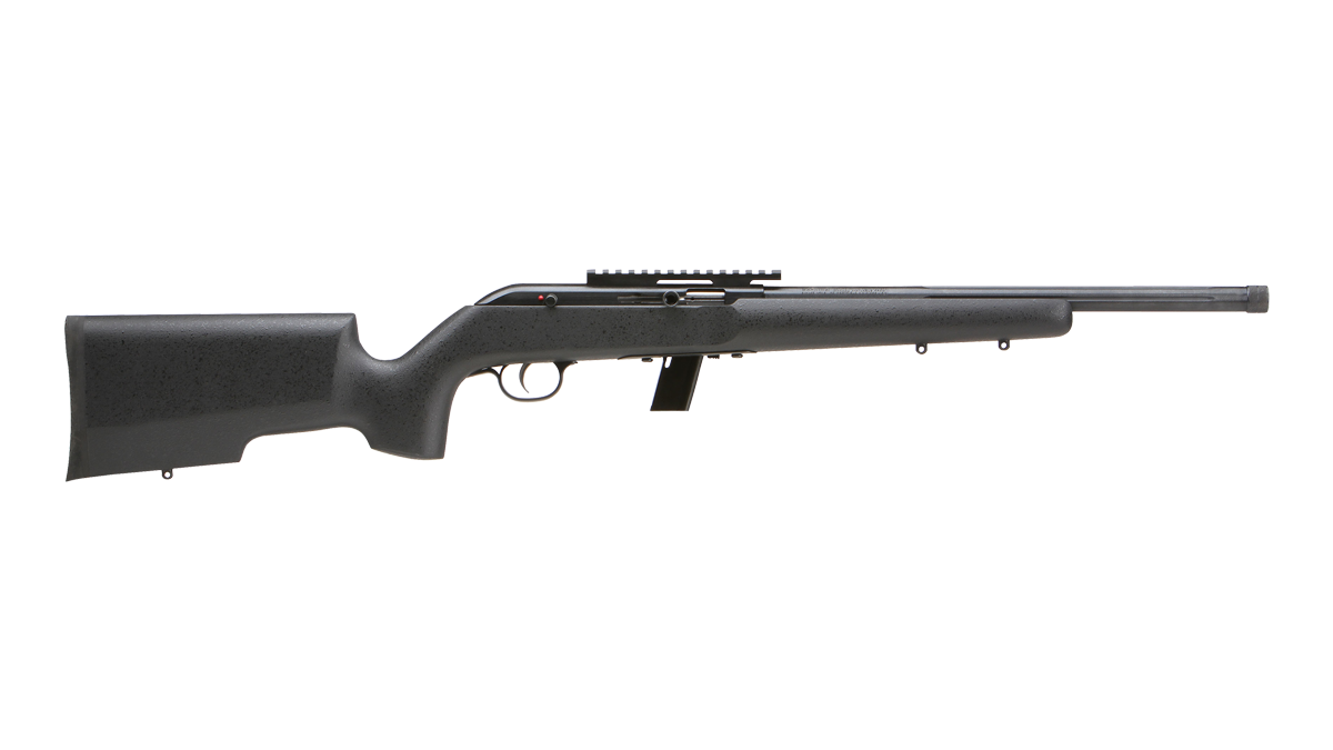 Savage 64 TR-SR 22 LR 16.5″ Threaded Semi-Auto Rifle – Black Hardwood Stock — Go Tenda