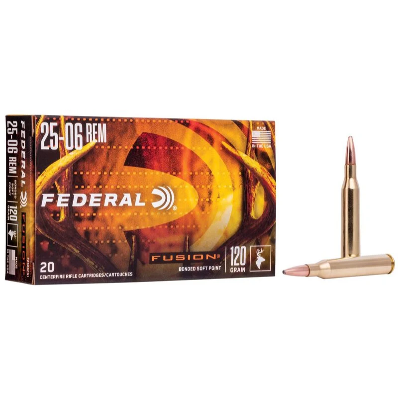 Federal Fusion 25-06 Rem 120 Gr SP Box of 20 — Go Tenda