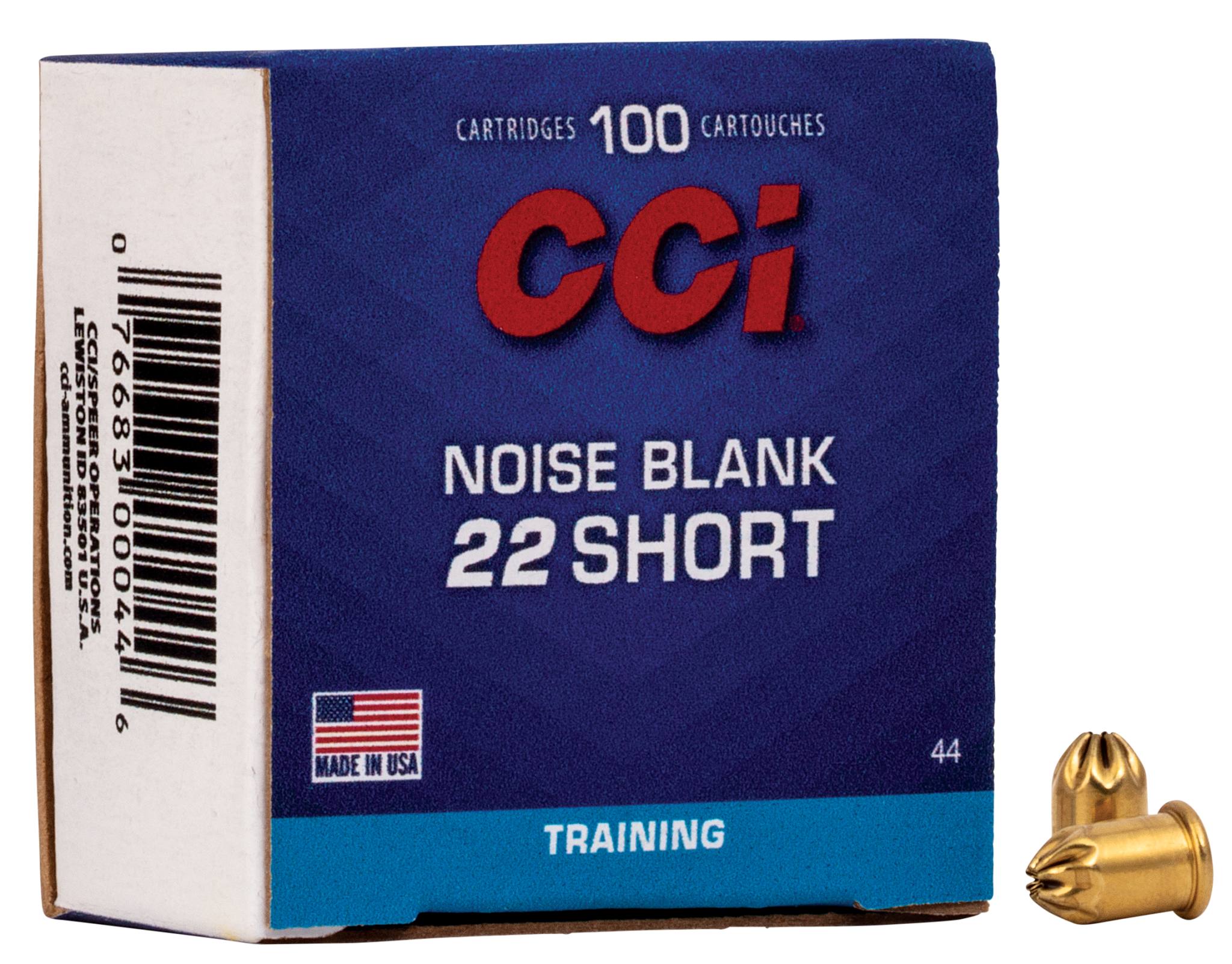 CCI Noise Blanks 22 Short Box of 100 — Go Tenda