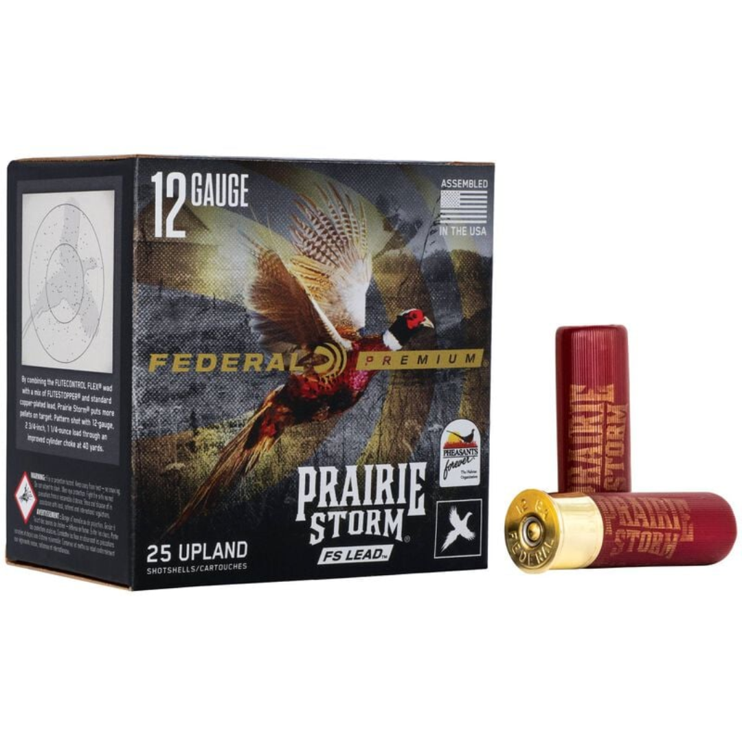 Federal Prairie Storm FS 12 Ga 3″ 1-5/8 oz #6 Lead Shot Box of 25 — Go Tenda