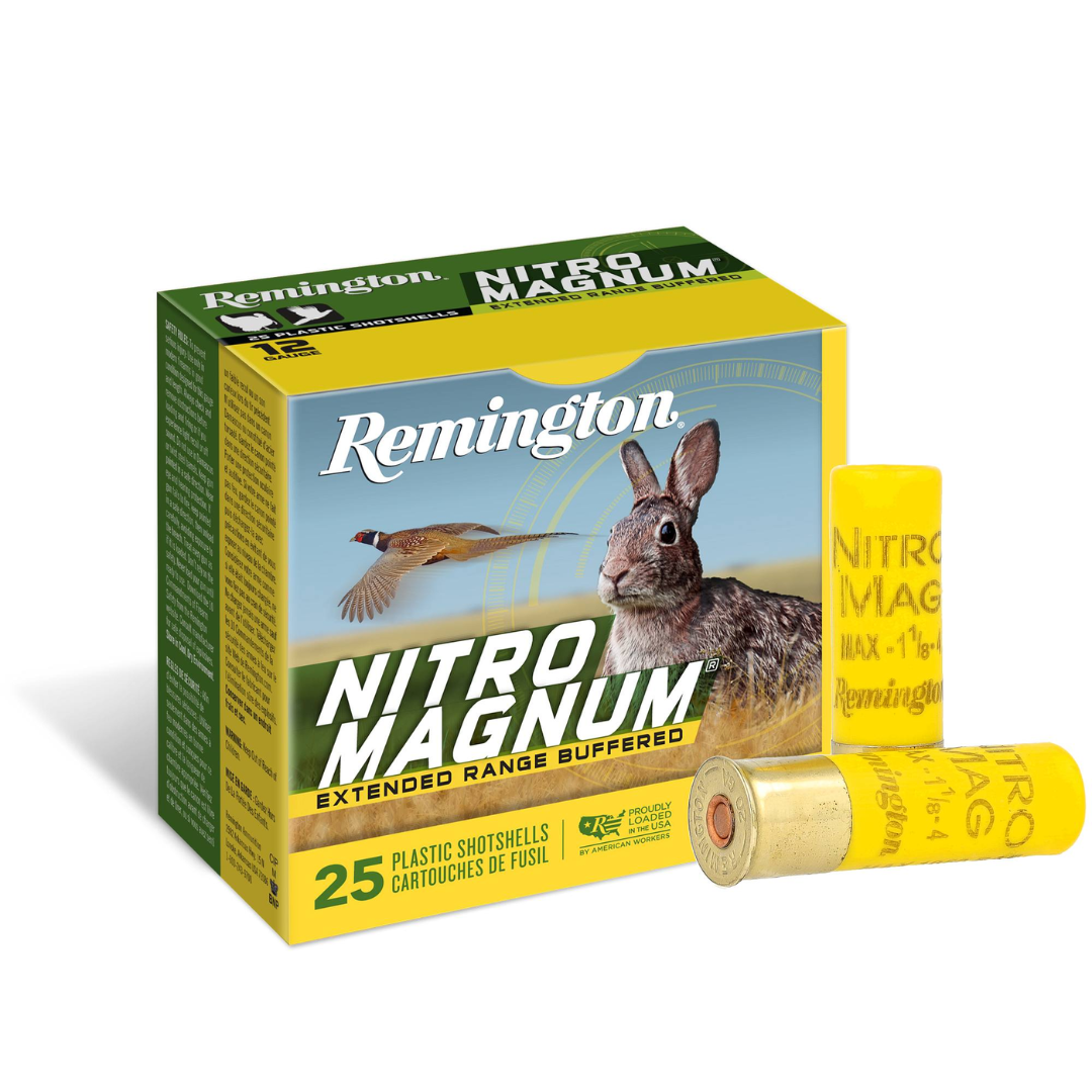 Remington Nitro Magnum 20 Ga, 3″, 1-1/4oz, #4 Shot, Box of 25 — Go Tenda