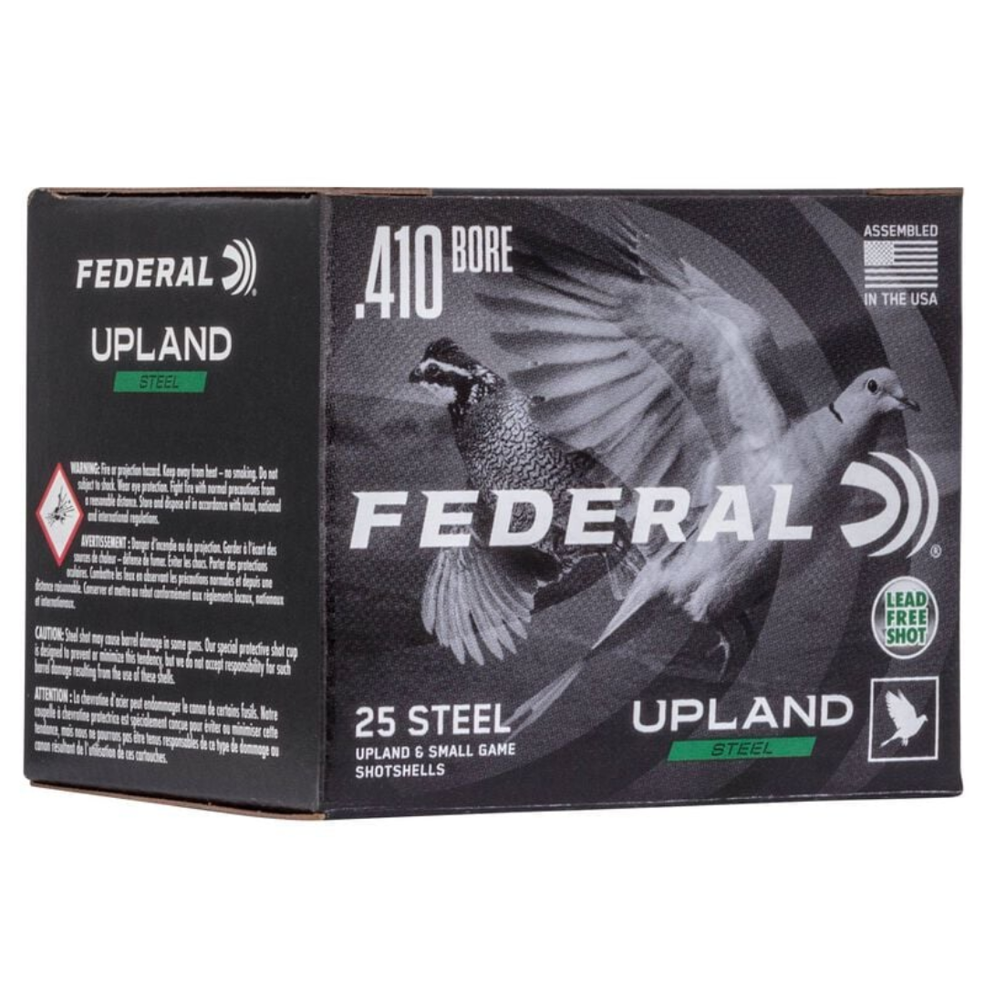 Federal Upland Steel 410 Ga 3″, 3/8oz #7.5 Shot Box of 25 — Go Tenda