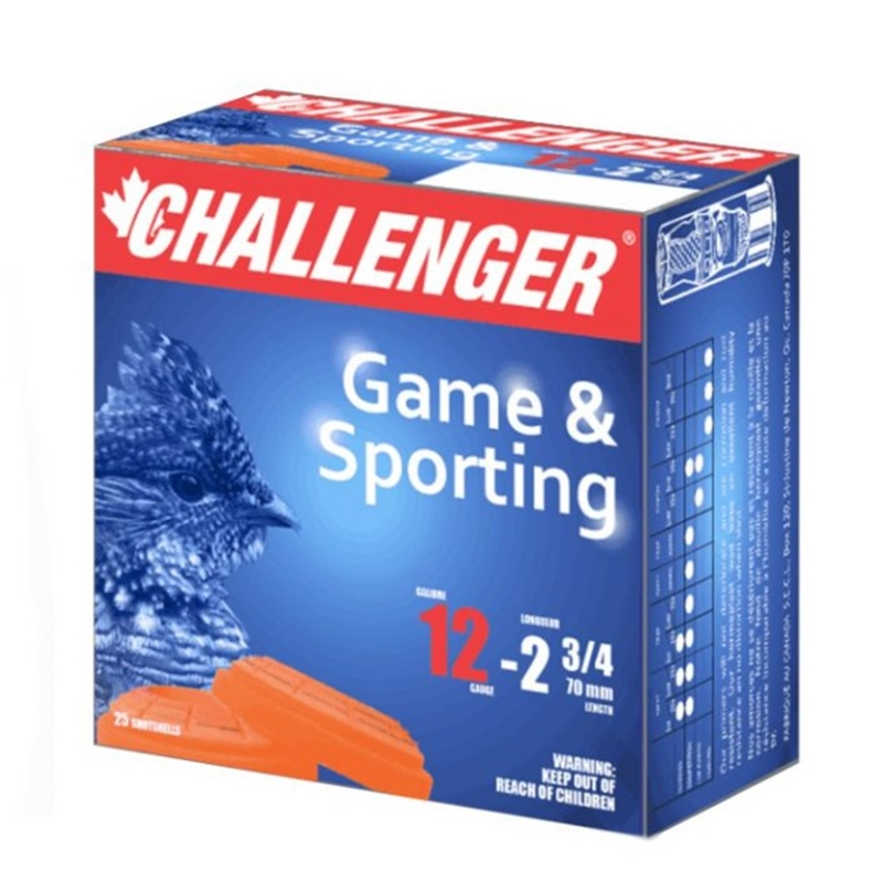 Challenger Super Magnum 12 Ga, 2-3/4″, 1-1/2oz, #2 Box of 25 — Go Tenda