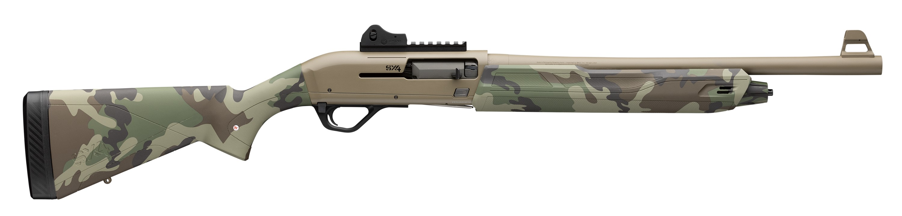 Winchester SX4 Defender 12 Ga 3″ 18.5″ Semi-Auto Shotgun – Woodland FDE — Go Tenda