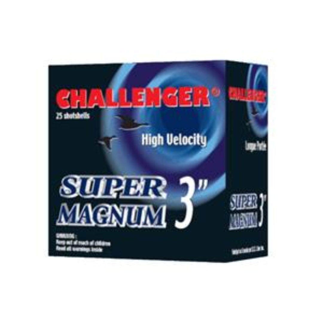 Challenger Super Magnum 12 Ga, 3″, 1-7/8oz, #6 Box of 25 — Go Tenda