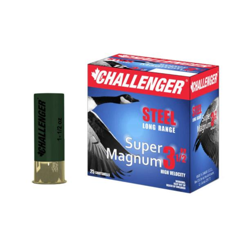 Challenger Super Magnum 12 Ga, 2-3/4″, 1-1/2oz, #BB Box of 25 — Go Tenda