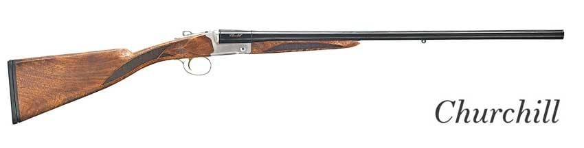 Churchill 512 S/S 12 Ga 3” 28” Barrel Concave RIB Walnut — Go Tenda